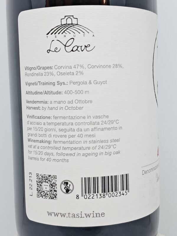 Amarone della Valpolicella Cantina Tasi - immagine 4