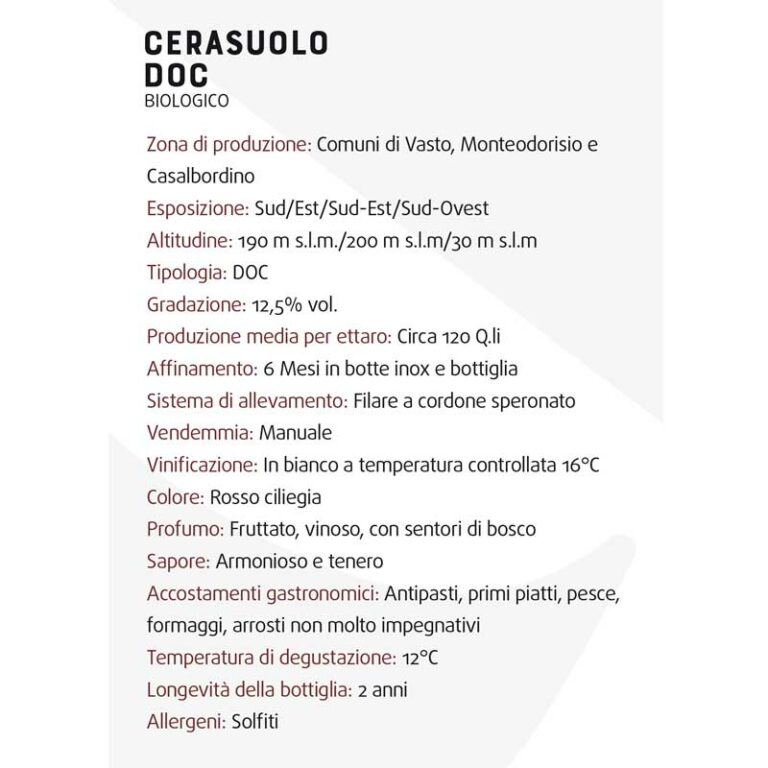 Cerasuolo Cantina Jasci E Marchesani Galleria 2