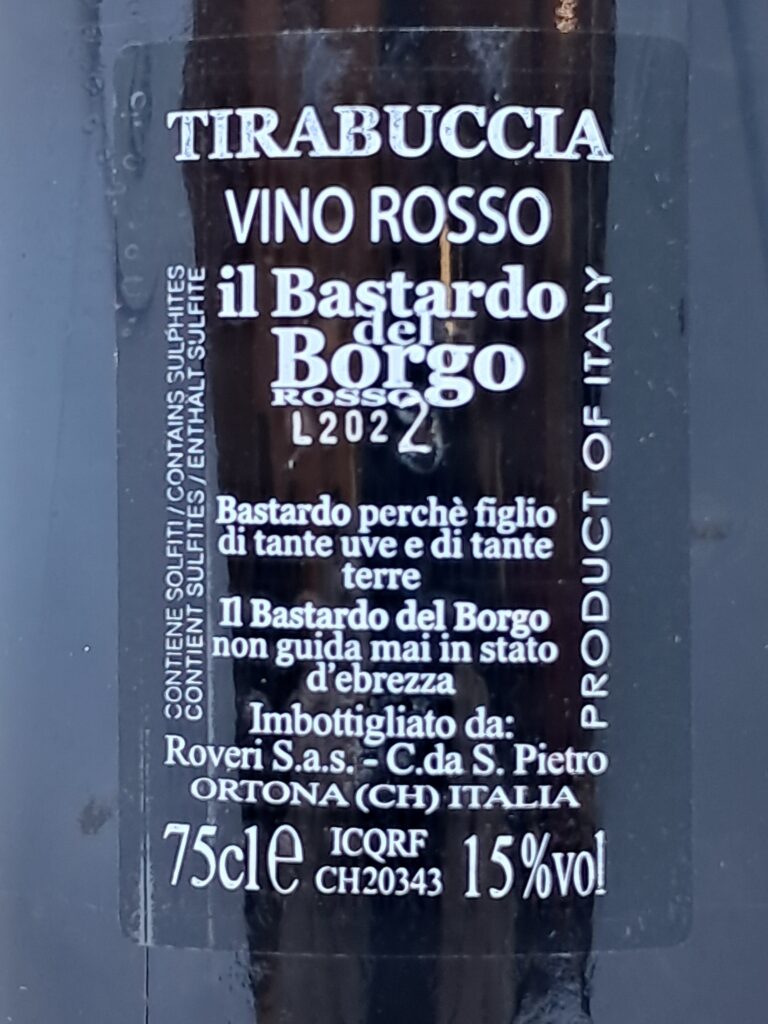 il bastardo del bordo roveri_fronte_retro