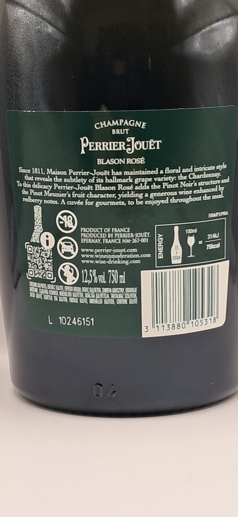 Champagne Perrier Jouet Blason Rose Galleria 2