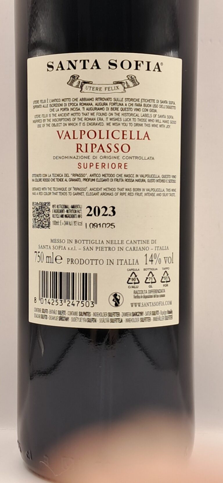 Ripasso Valpolicella Santa Sofia Galleria 2